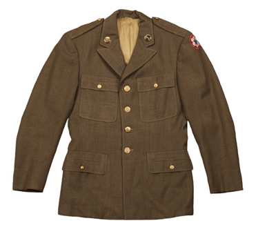 Dean Martin "Michael Whiteacre" US Military Officers Jacket From The Young Lions (Debbie Reynolds LOA)